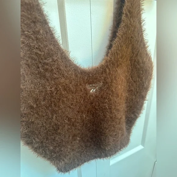 Reebok Brown Fluffy Bralette/ Crop top - Picture 9 of 9